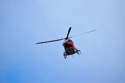 Eliambulanza Eliambulanza in volo
