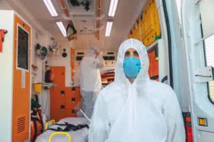 sanificazione ambulanza di biocontenimento